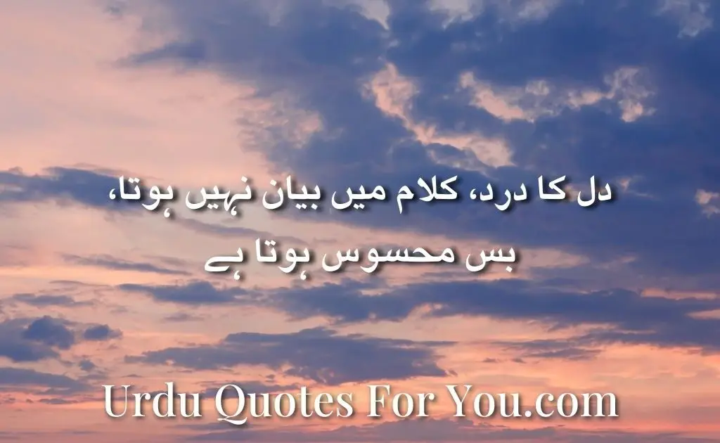 sad quotes in urdu